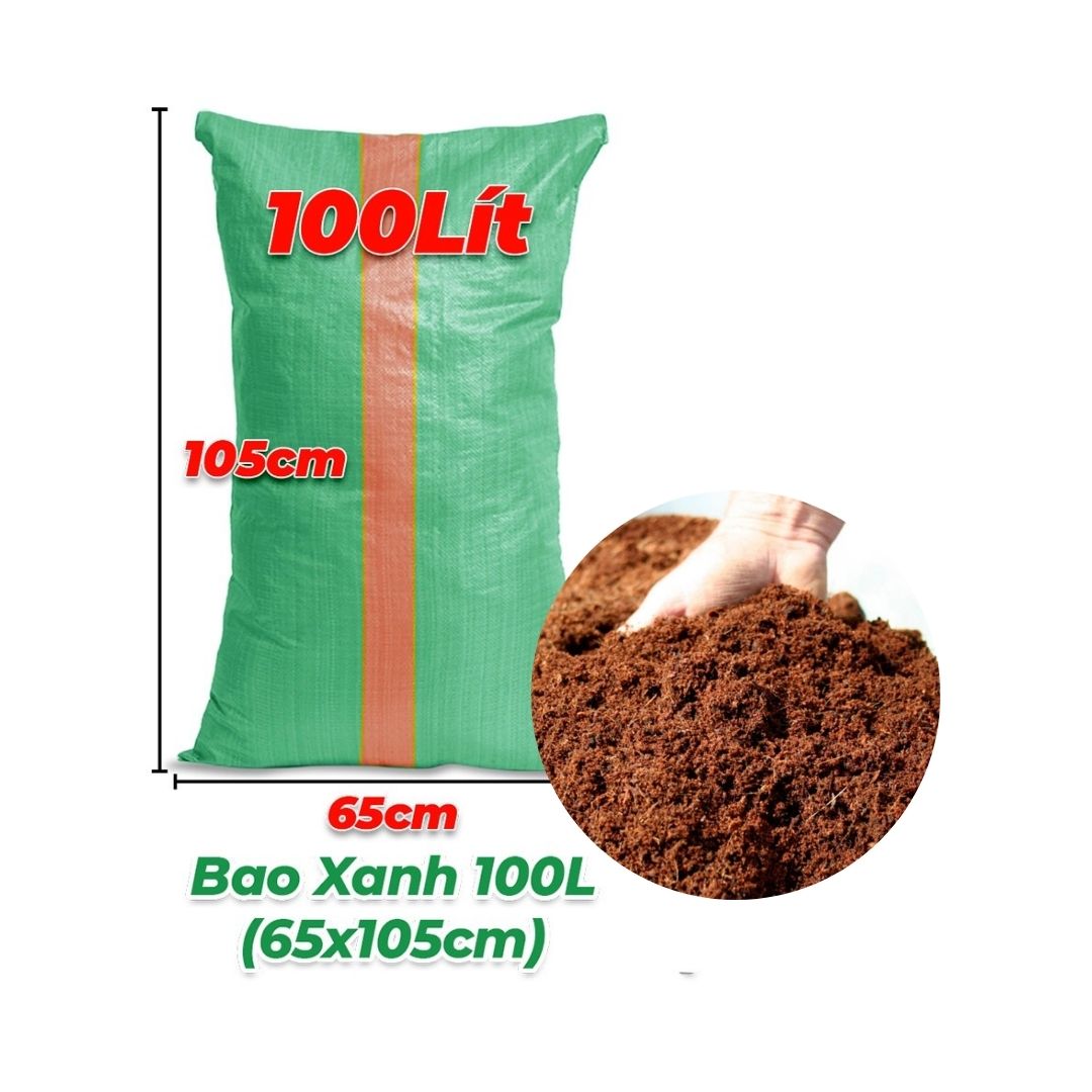 bao mụn dừa trồng cây nguyên chất